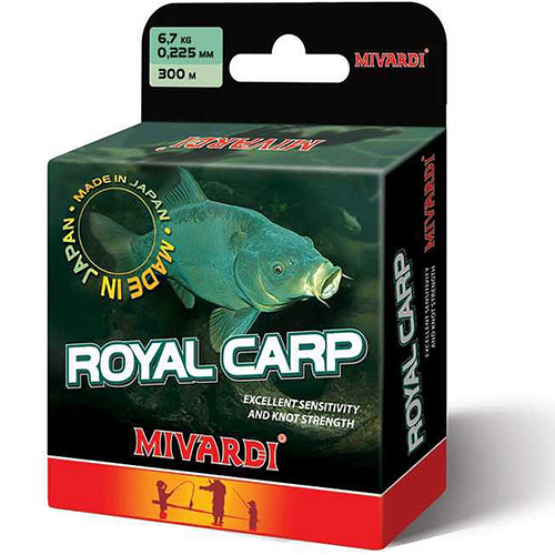 Mivardi  vlasec royal carp brown 300 m-priemer 0,345 mm / nosnosť 12,9 kg