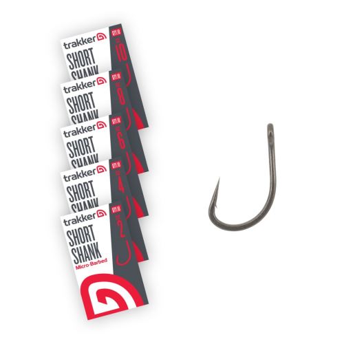 Trakker Háčiky Short Shank Hooks Micro Barbed