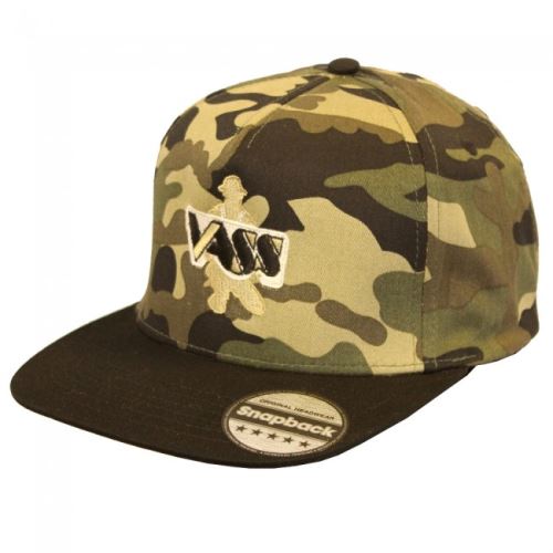 Vass Šiltovka Snapback Camo With Black Peak