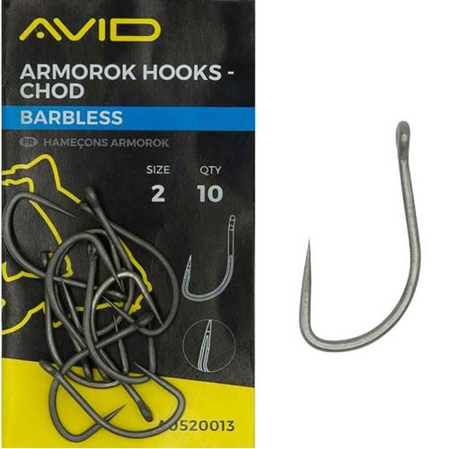 Avid Carp Háčiky Armorok Hooks Chod Barbless