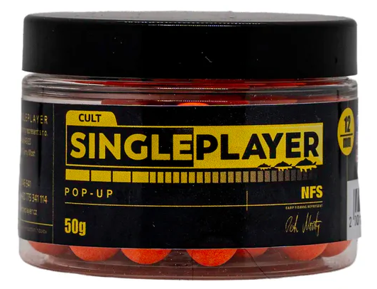 Singleplayer plávajúce boilies pop-up boilies nfs 50 g - 12 mm