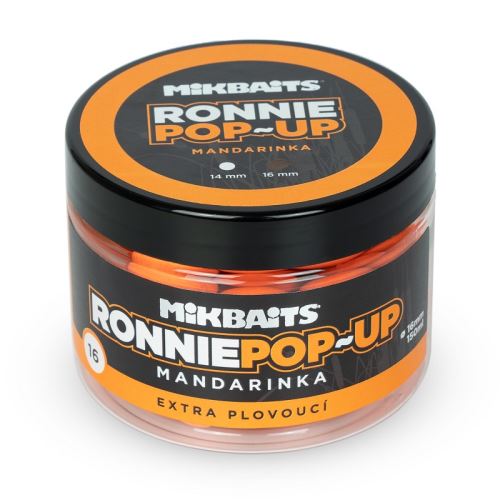 Mikbaits Plávajúce Boilie Ronnie Mandarinka 150 ml