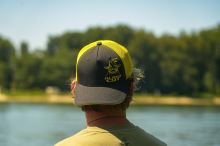 Black Cat Šiltovka Black and Yellow Trucker Cap (8)