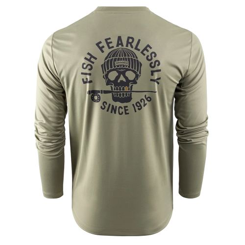 Grundéns Funkčné UV Tričko DeadStick LS Tech Tee Forest