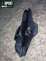 R-spekt Double 12' polstrované čierne púzdro na 2 prúty (12)