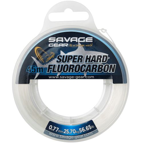 Savage Gear Fluorocarbon Super Hard Clear - 45 m 0,77 mm 25,7 kg