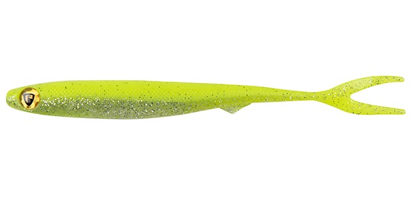 Fox rage gumová nástraha slick finesse super soft uv chartreuse ayu - 11 cm