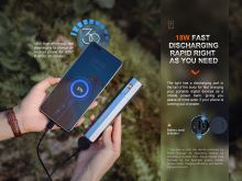 Fenix Svietidlo S Powerbankou E-CP Modrá (13)