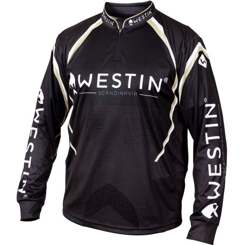 Westin Funkčné Tričko s Dlhým Rukávom Tournament Shirt Black/Grey