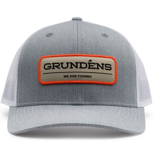 Grundéns Šltovka We Are Fishing Trucker - Heather Grey/White