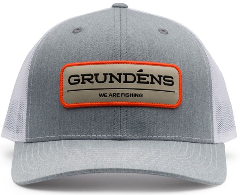 Grundéns šltovka we are fishing trucker - heather grey/white