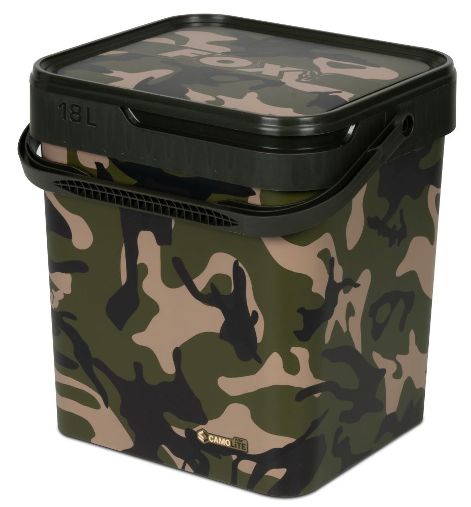 E-shop Fox vedierko camo bucket - 18 l