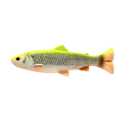Savage Gear Gumová Nástraha 4D Line Thru Pulsetail Trout Slow Sink Lemon Chub 25 cm 185 g