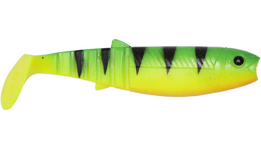 Savage gear gumová nástraha cannibal shad bulk firetiger-10 cm 9 g