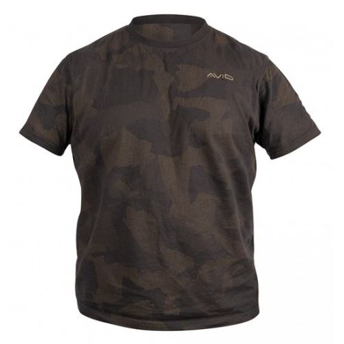Avid Carp Tričko Distortion Camo T-Shirt