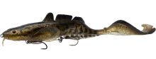 Savage Gear Gumová Nástraha 3D Burbot Shallow Gold Burbot UV (3)