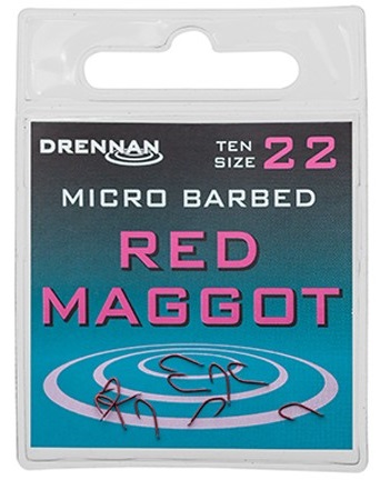 Drennan háčiky red maggot - veľkosť 16