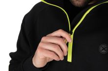 Matrix Mikina Black Edition 1/4 Zip Sweat Black Lime (6)