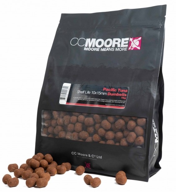 E-shop Cc moore boilies pacific tuna dumbells - 1 kg 10x15 mm