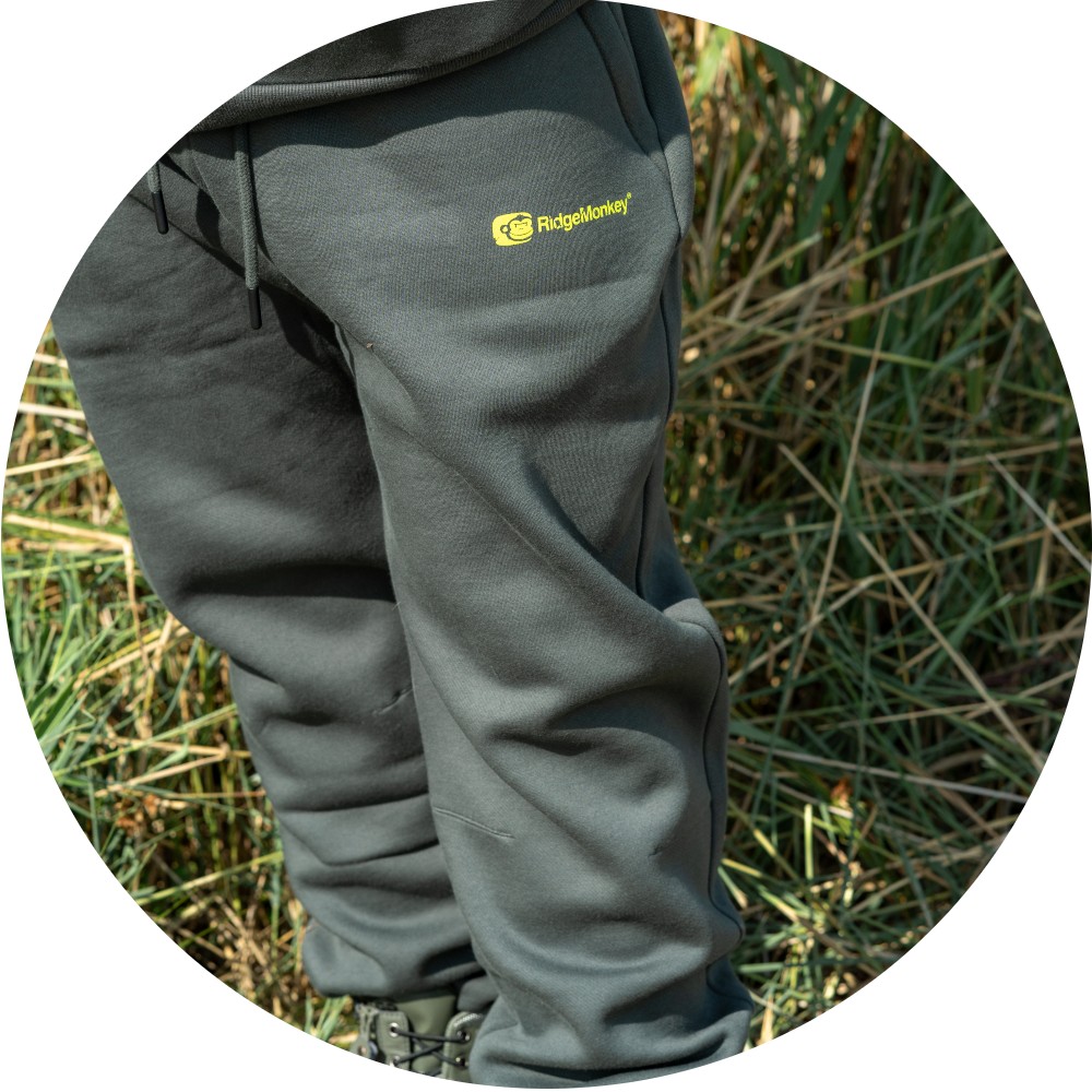 E-shop Ridgemonkey nohavice apearel thermapro heavyweight joggers green - m
