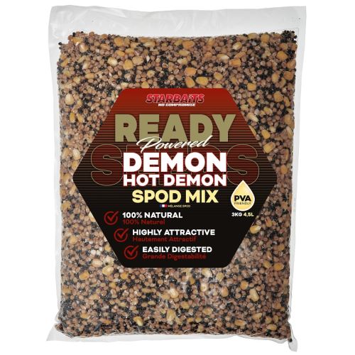 Starbaits Zmes Partiklu Ready Seeds Hot Demon Spod Mix