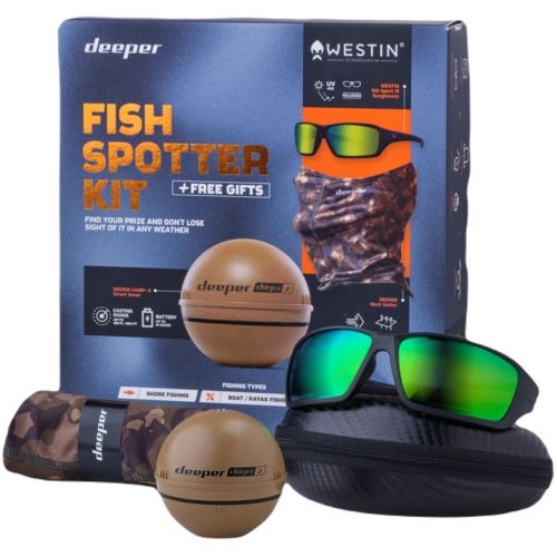 Deeper Nahadzovací Sonar Chirp+2 Fish Spotter Kit