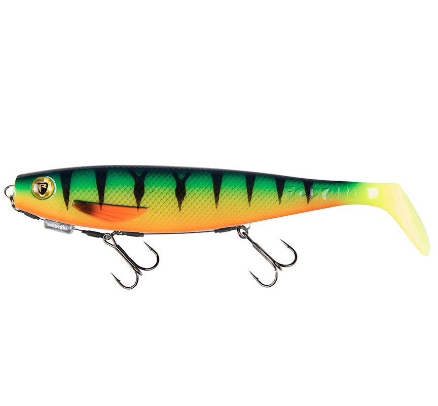 Fox rage gumová nástraha pro shad loaded uv firetiger - 18 cm 46 g