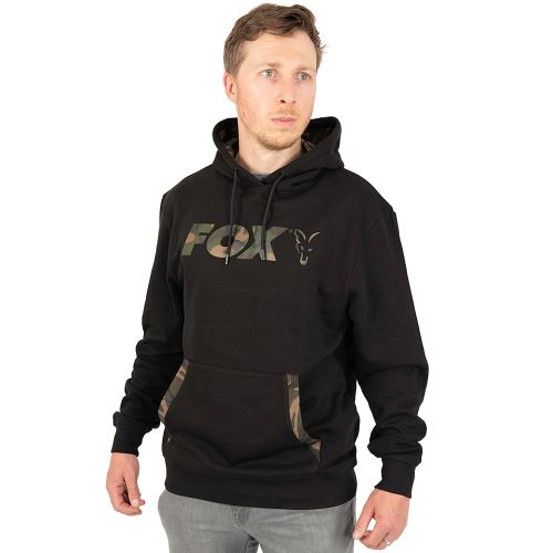 Fox Mikina LW Black Camo Print Pullover Hoody