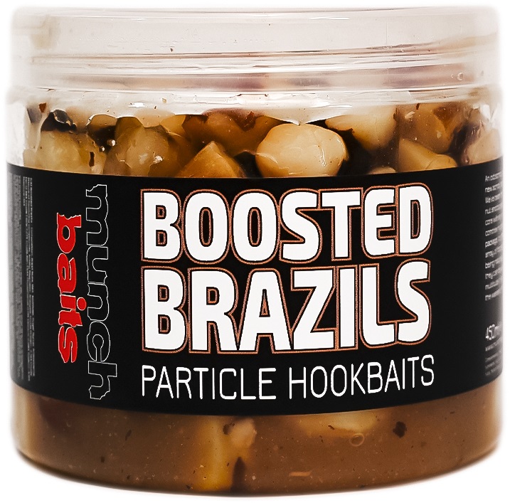 Munch baits nakladany brazilsky orech boosted brazils 450 ml