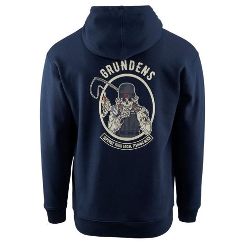 Grundéns Mikina Displacement DWR Hoodie SL Guides Dark Navy