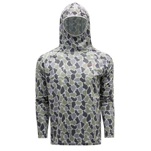 Grundéns Funkčné UV Mikina Solstrale Hoody Tea Duck Camo - XXL