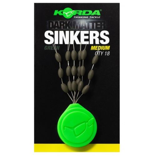 Korda Zarážky Volfrámové Sinkers Burinovo Zelená