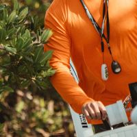 Grundéns Funkčné UV Tričko Tough Sun Crew Azure - XXL (6)