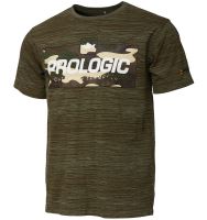Prologic Tričko Bark Print T Shirt Burnt Olive Green - XL
