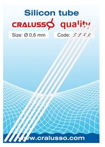 Cralusso hadičky silicon tube 5 ks - 0,5 mm