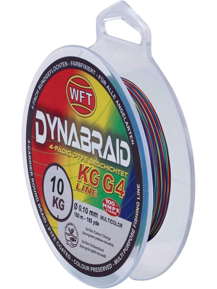 E-shop Wft splietaná šnúra round dynamix g4 chartreuse 300 m - 0,30 mm 30 kg