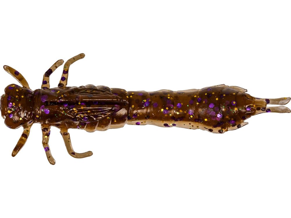 Westin gumová nástraha odonata ned creaturebait 6,5 cm 2 g 4 ks - disco nymph