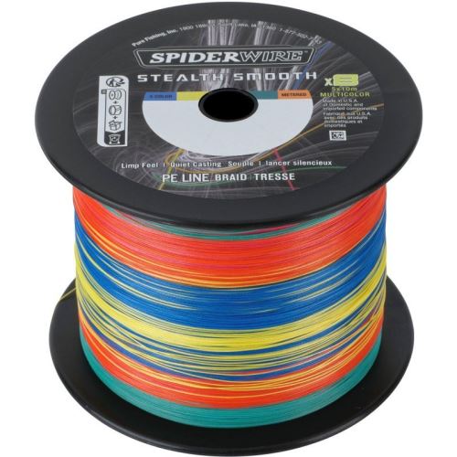 Spiderwire Splietaná Šnúra Stealth Smooth 8 Multicolor Metráž