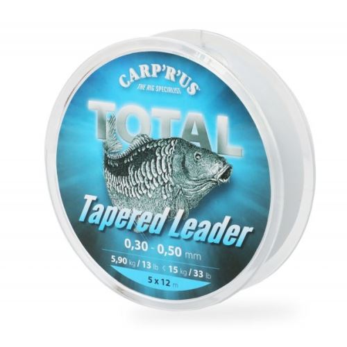 Carp'R' Us Ujímáný Šokový Vlasec Total Tapered Line