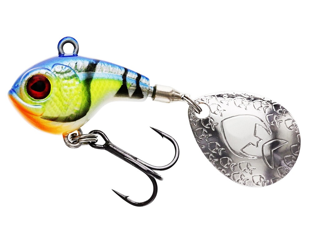 E-shop Westin nástraha dropbite spin tail jig chartreuse blue craw - 3,7 cm 22 g
