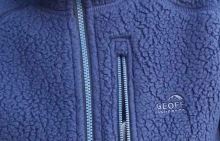 Geoff Anderson Mikina s Kapucňou Teddy Modrá (4)