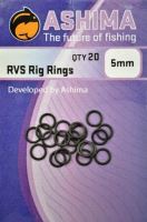 Ashima O krúžok RVS Rig Rings, 20ks-5 mm