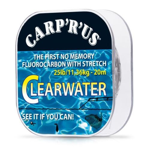 Carp´R´Us Clearwater - Nadväzcový Fluorocarbon 20 m Crystal