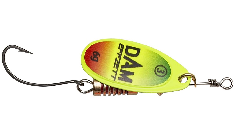 Dam blyskáč effzett spinner with single hooks sinking trio - 2 4 g