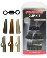 Starbaits Set Záves Na Olovo Clip Kit 10 ks - Hnedá