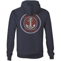Grundéns Mikina Displacement DWR Hoodie Heather Navy (1)