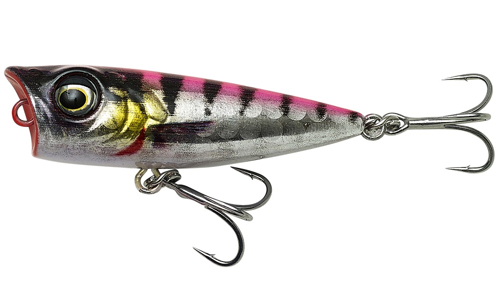 Savage gear wobler 3d minnow popper pink barracuda php - 4,3 cm 4 g