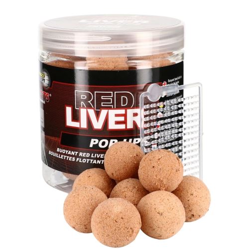 Starbaits Plávajúce Boilie Red Liver 50 g