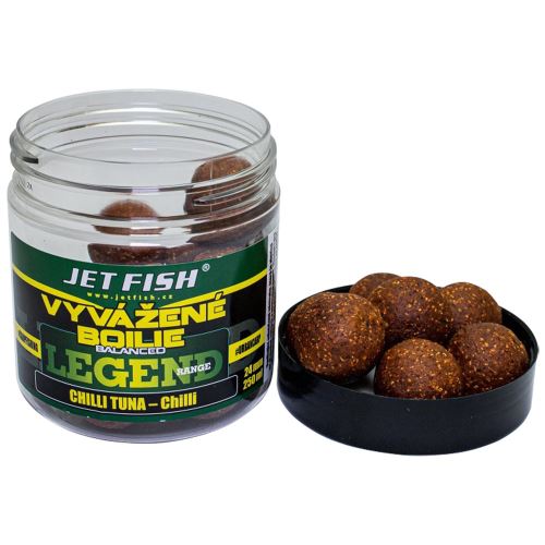 Jet Fish Vyvážené Boilie Legend Range Chilli Tuna 250 ml - 20 mm