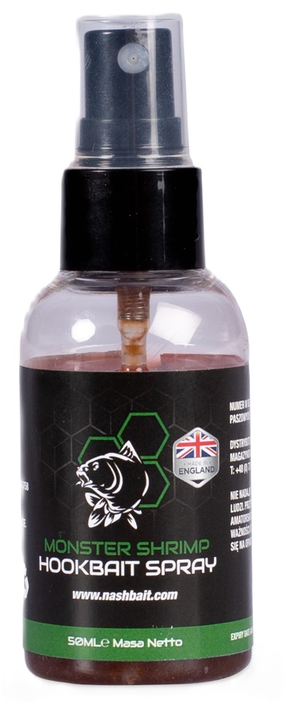 Nash booster hookbait spray monster shrimp 50 ml